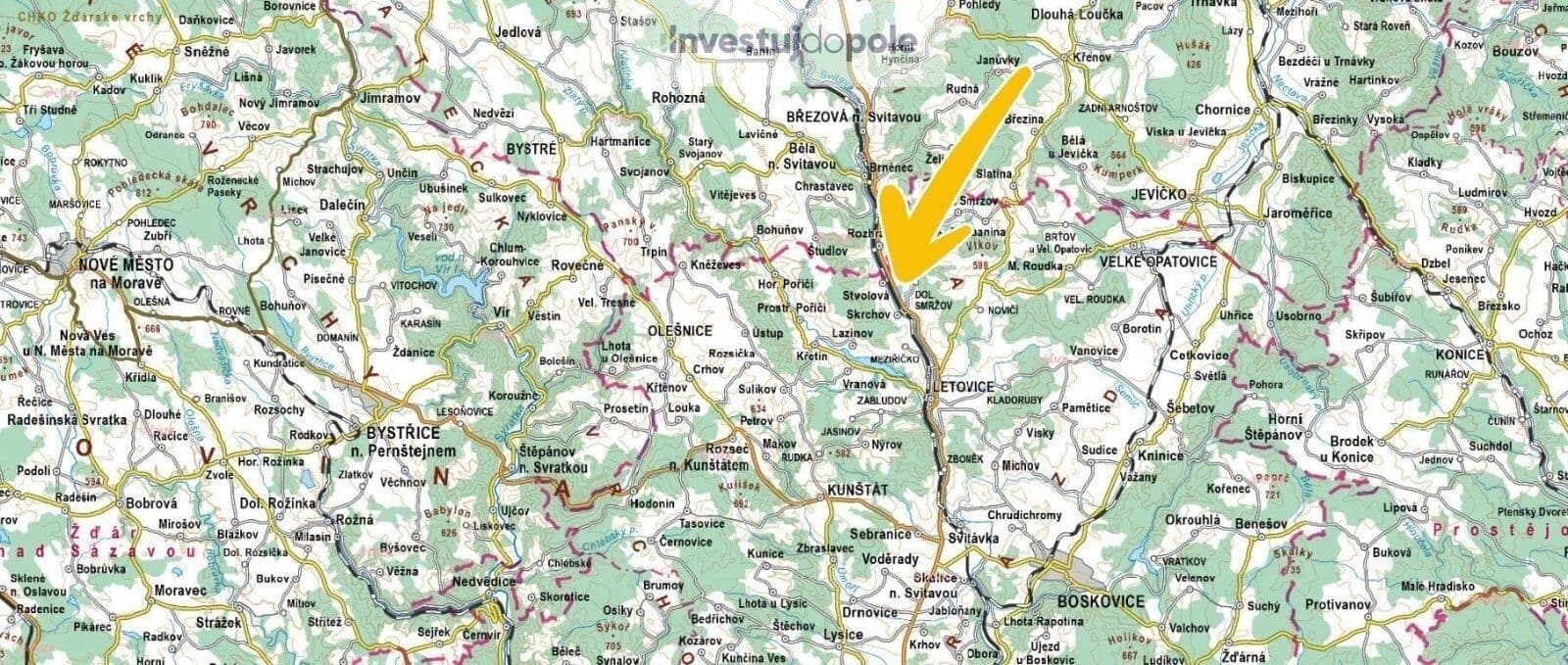 Predaj pozemku 63.481 m², Skrchov, Jihomoravský kraj Predaj pozemku 63.481 m², Skrchov, Jihomoravský kraj
