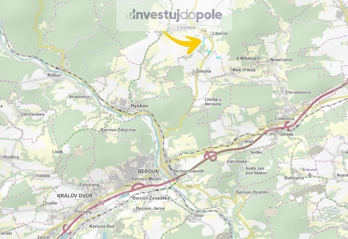 Predaj pozemku 11.783 m², Chyňava, Středočeský kraj Predaj pozemku 11.783 m², Chyňava, Středočeský kraj
