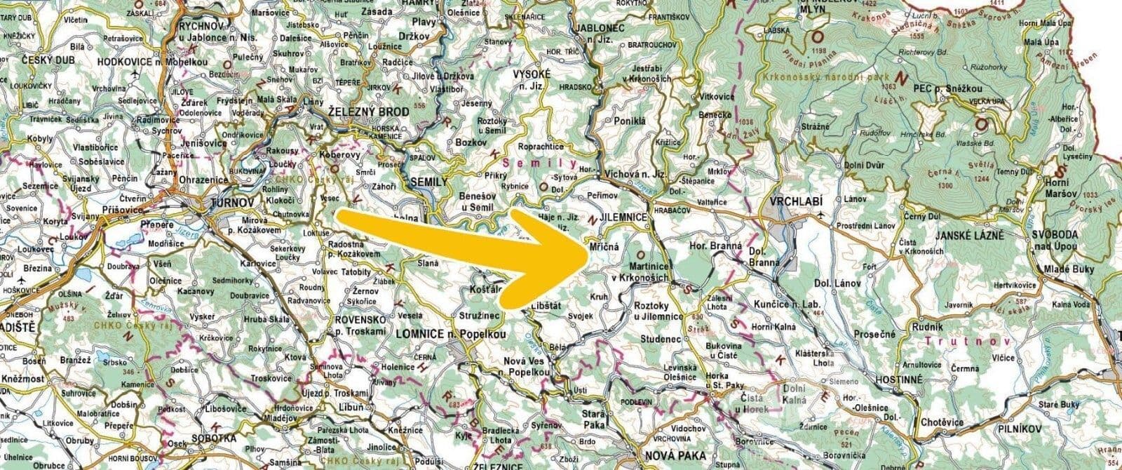 Predaj pozemku 13.738 m², Mříčná, Liberecký kraj Predaj pozemku 13.738 m², Mříčná, Liberecký kraj