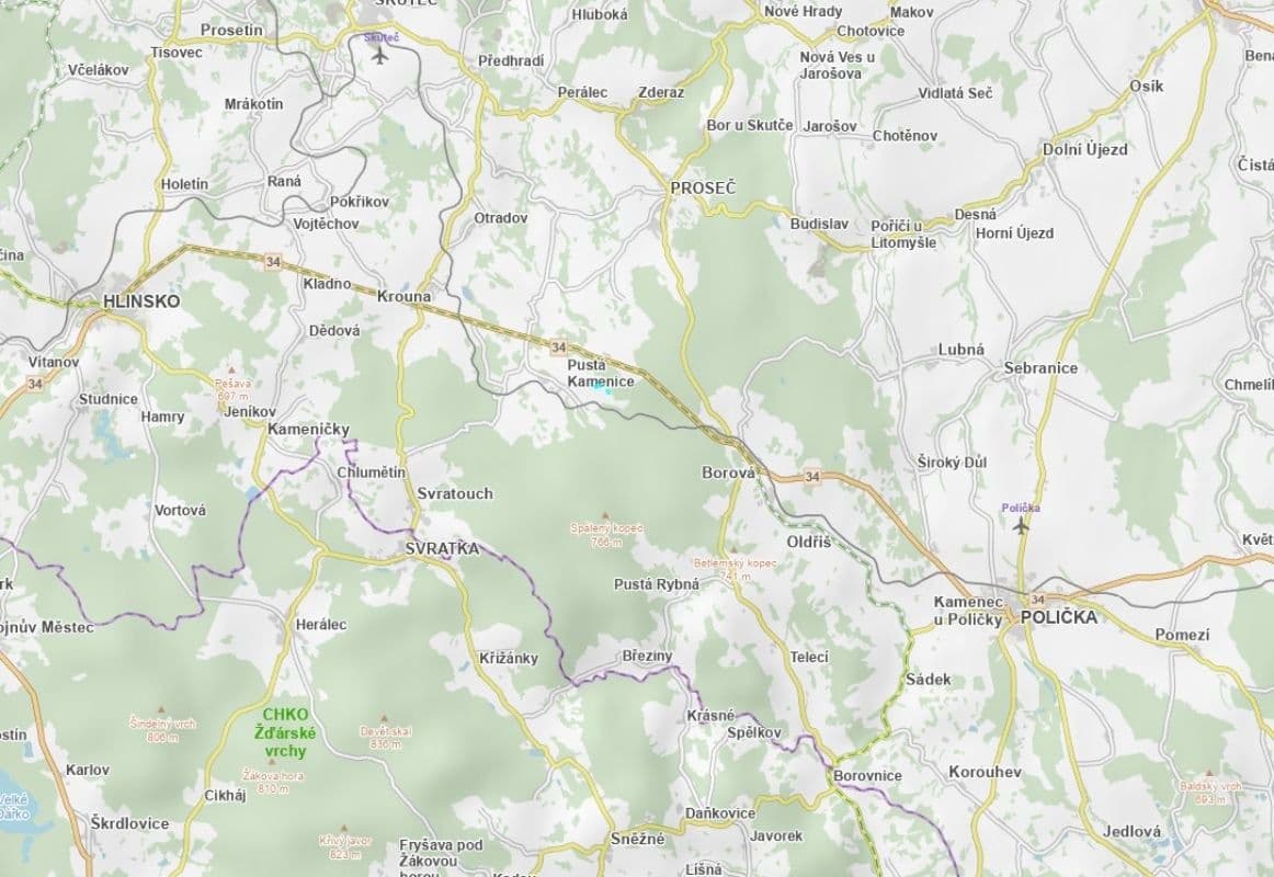 Predaj pozemku 17.425 m², Pustá Kamenice, Pardubický kraj Predaj pozemku 17.425 m², Pustá Kamenice, Pardubický kraj