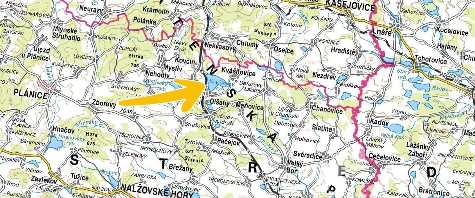 Predaj pozemku 5.419 m², Kovčín, Plzeňský kraj Predaj pozemku 5.419 m², Kovčín, Plzeňský kraj
