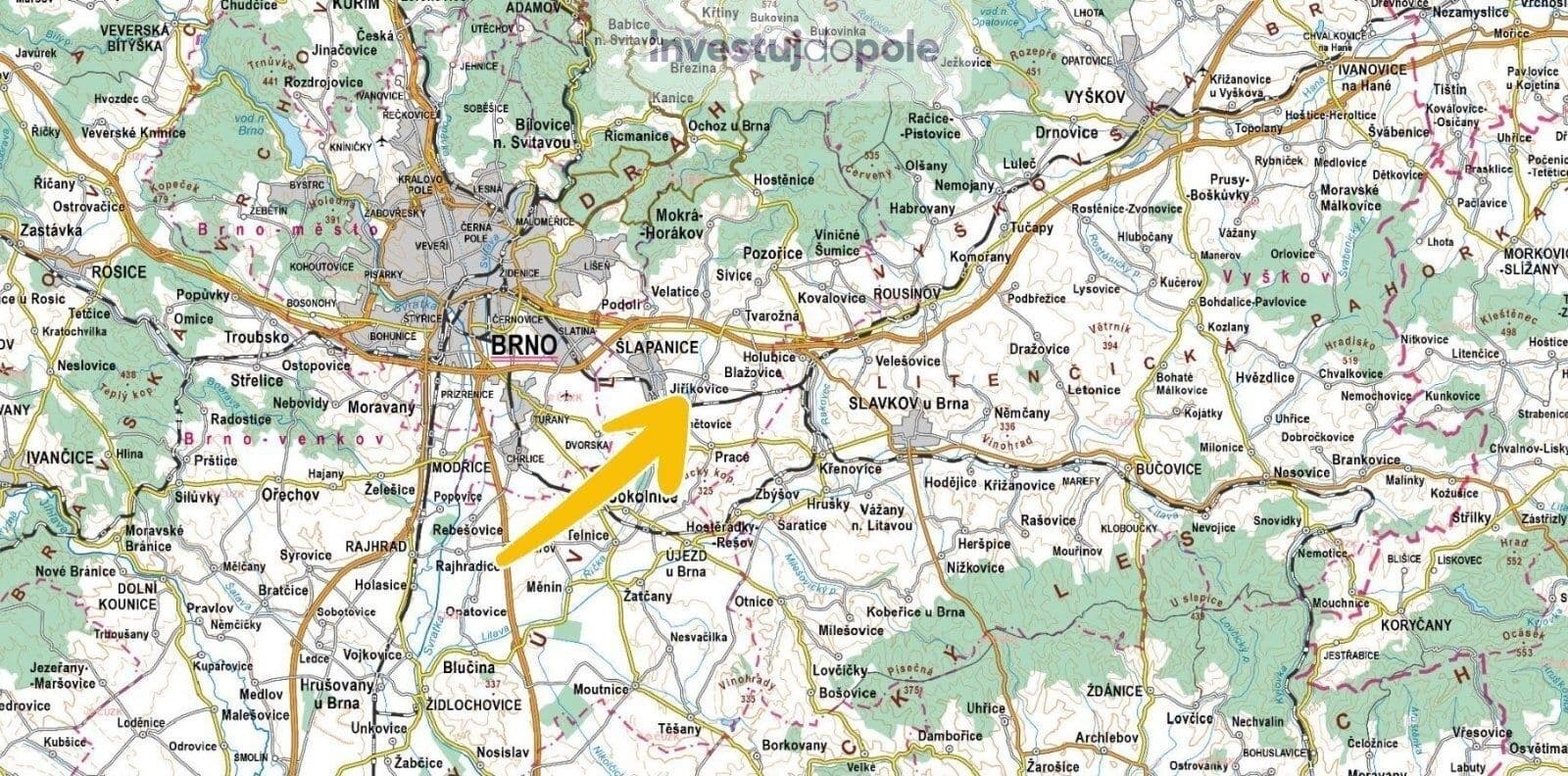 Predaj pozemku 2.011 m², Šlapanice, Jihomoravský kraj Predaj pozemku 2.011 m², Šlapanice, Jihomoravský kraj