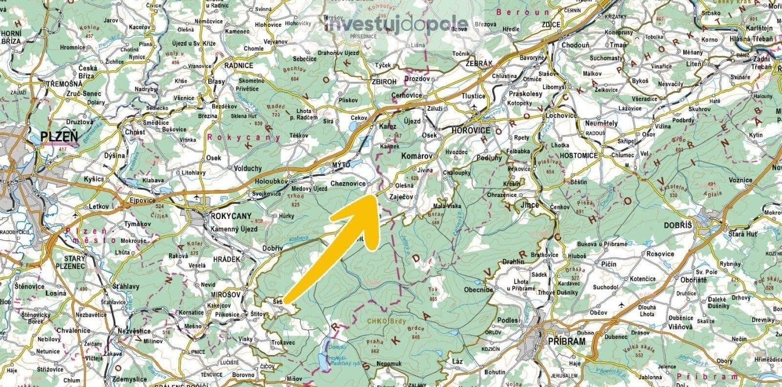 Predaj pozemku 7.448 m², Cheznovice, Plzeňský kraj Predaj pozemku 7.448 m², Cheznovice, Plzeňský kraj