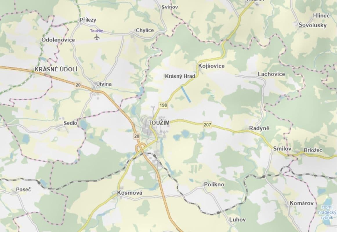 Predaj pozemku 36.676 m², Toužim, Karlovarský kraj Predaj pozemku 36.676 m², Toužim, Karlovarský kraj