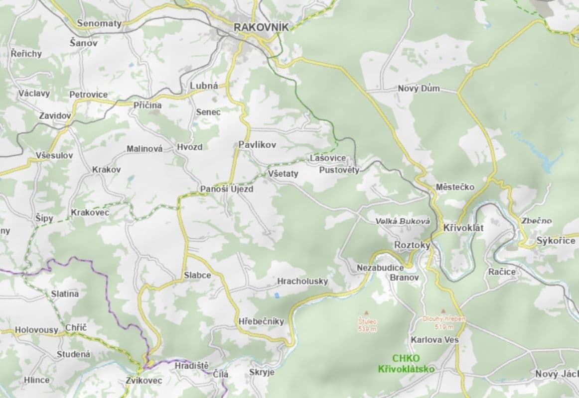 Predaj pozemku 29.079 m², Hracholusky, Středočeský kraj Predaj pozemku 29.079 m², Hracholusky, Středočeský kraj