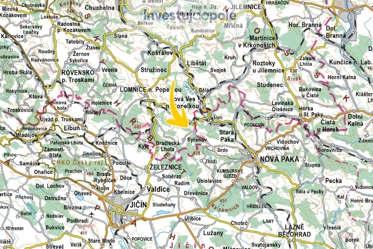 Predaj pozemku 13.943 m², Syřenov, Liberecký kraj Predaj pozemku 13.943 m², Syřenov, Liberecký kraj