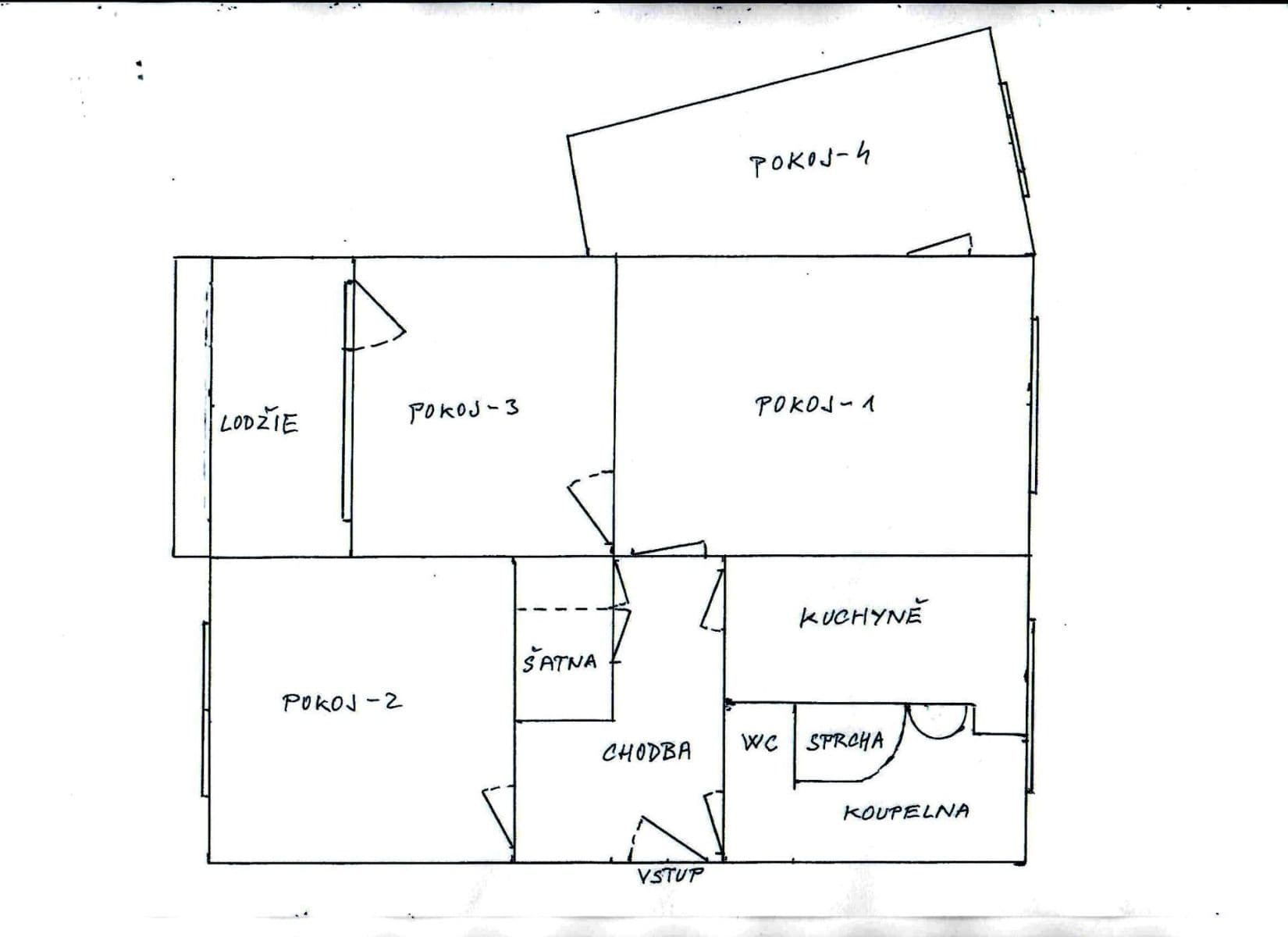 Prenájom bytu 4-izbový 77 m², Pod Vrchem, Plzeň, Plzeňský kraj Prenájom bytu 4-izbový 77 m², Pod Vrchem, Plzeň, Plzeňský kraj