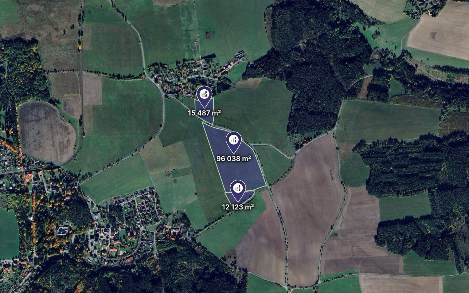 Predaj pozemku 123.648 m², Konstantinovy Lázně, Plzeňský kraj Predaj pozemku 123.648 m², Konstantinovy Lázně, Plzeňský kraj