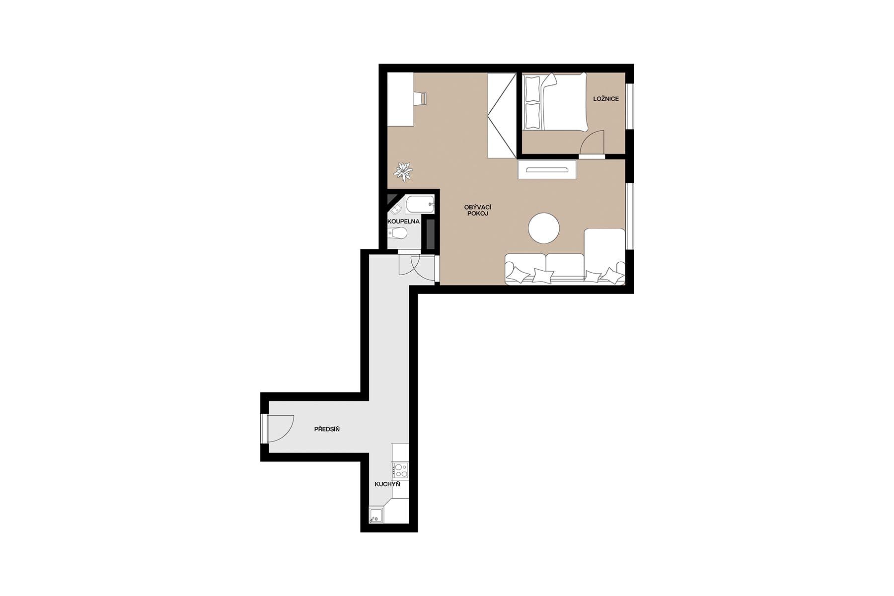 Predaj bytu 2-izbový 55 m², U Zeměpisného ústavu, Praha, Praha Predaj bytu 2-izbový 55 m², U Zeměpisného ústavu, Praha, Praha