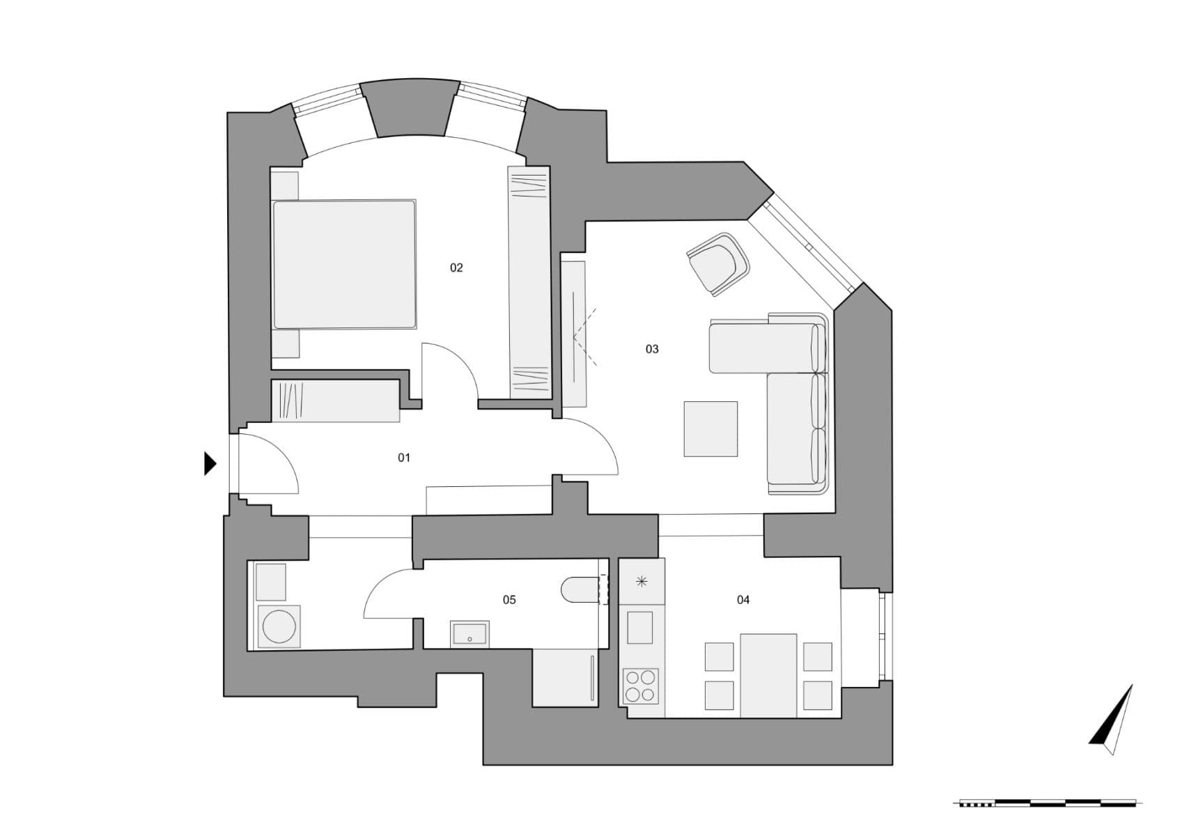 Predaj bytu 2-izbový 59 m², Na Václavce, Praha, Praha Predaj bytu 2-izbový 59 m², Na Václavce, Praha, Praha