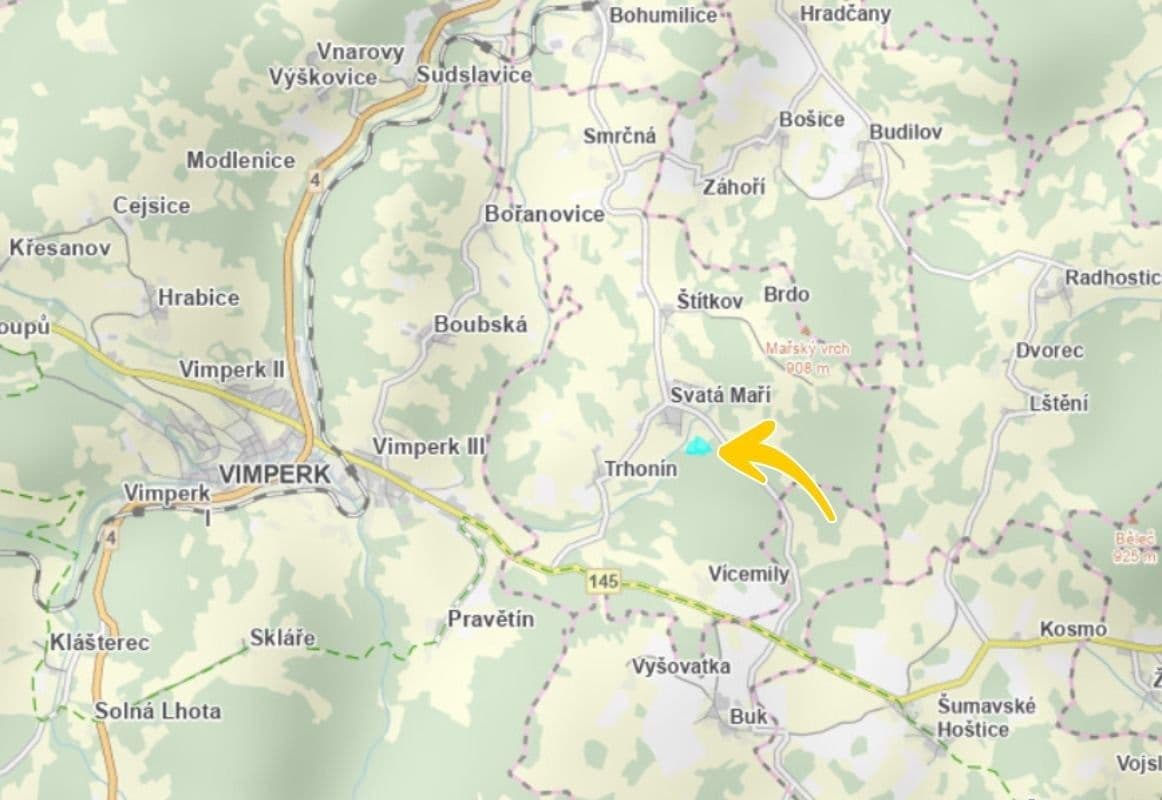 Predaj pozemku 25.911 m², Svatá Maří, Jihočeský kraj Predaj pozemku 25.911 m², Svatá Maří, Jihočeský kraj