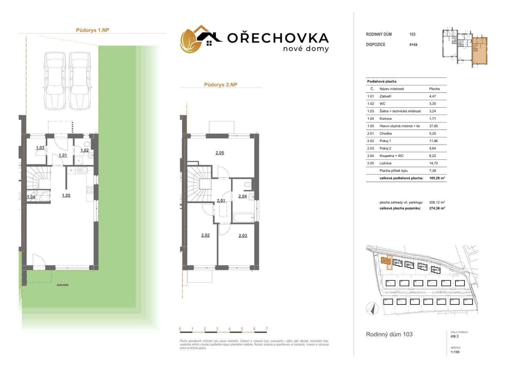 Predaj domu 105 m², pozemek 274 m², Ke Stáčišti, Kněževes, Středočeský kraj Predaj domu 105 m², pozemek 274 m², Ke Stáčišti, Kněževes, Středočeský kraj