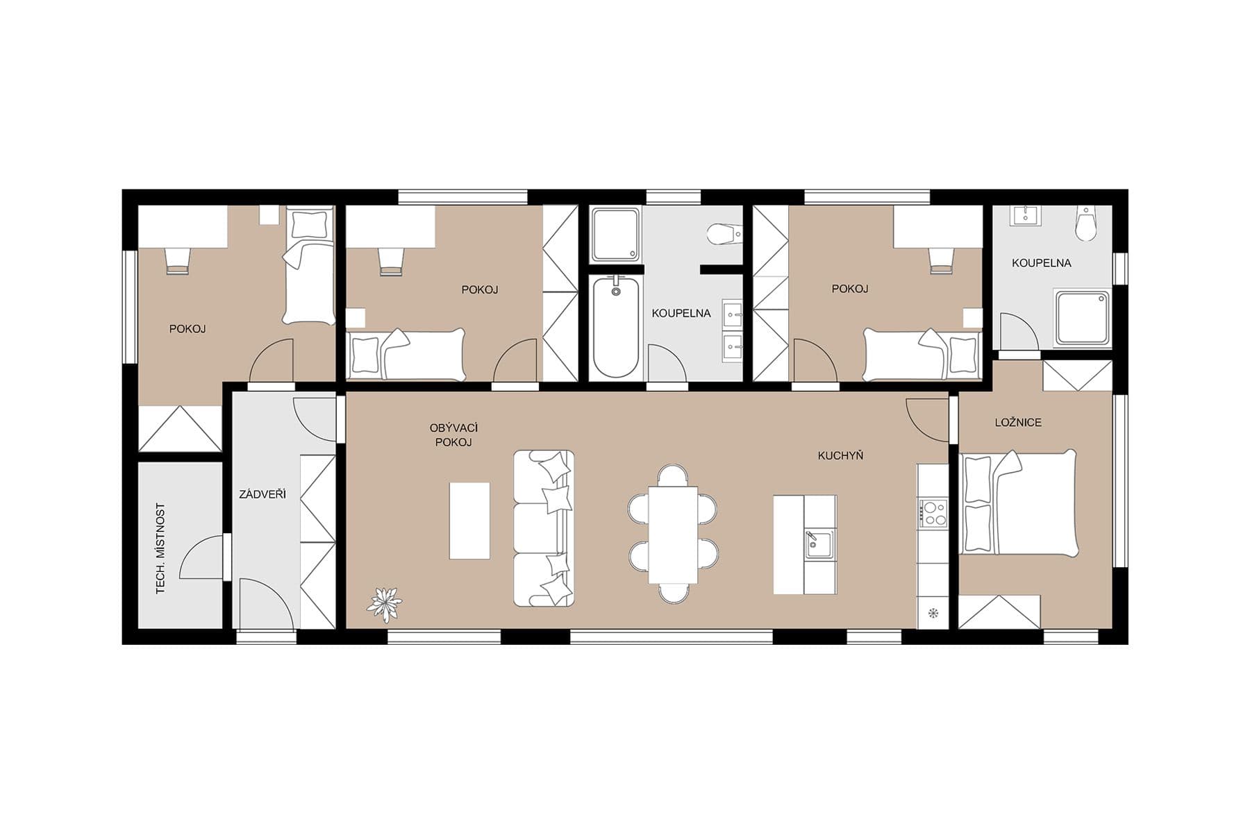 Predaj domu 115 m², pozemek 3.301 m², Chlum, Liberecký kraj Predaj domu 115 m², pozemek 3.301 m², Chlum, Liberecký kraj