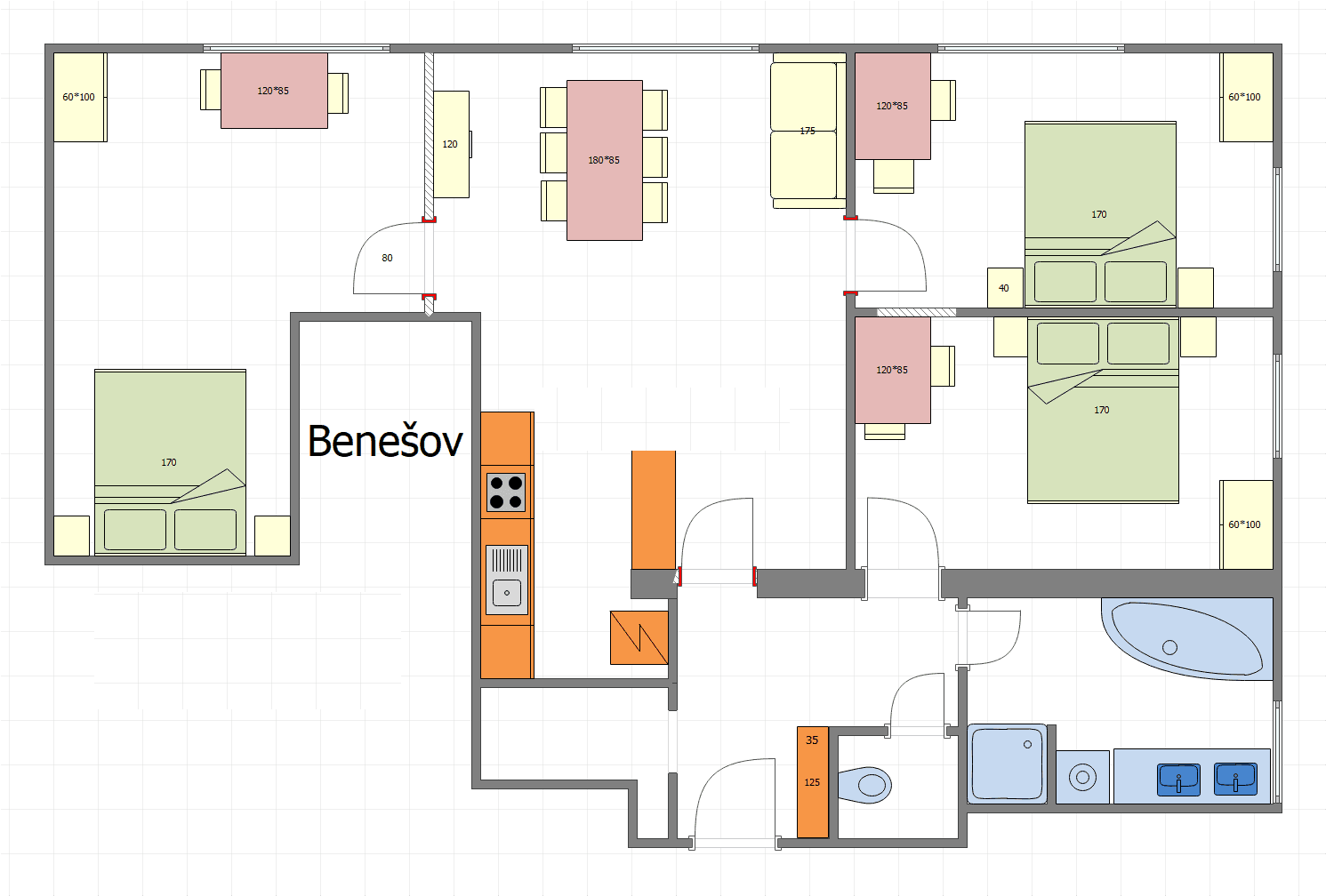 Predaj bytu 4-izbový 93 m², Hráského, Benešov, Středočeský kraj Predaj bytu 4-izbový 93 m², Hráského, Benešov, Středočeský kraj