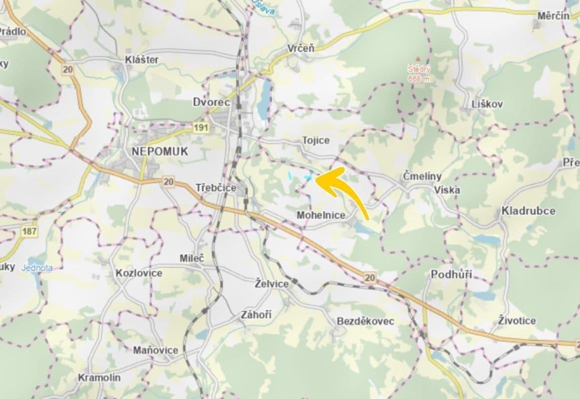 Predaj pozemku 13.318 m², Třebčice, Plzeňský kraj Predaj pozemku 13.318 m², Třebčice, Plzeňský kraj