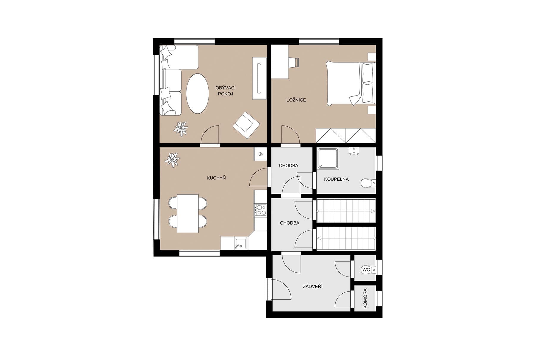 Predaj domu 160 m², pozemek 895 m², Nad Tratí, Vlašim, Středočeský kraj Predaj domu 160 m², pozemek 895 m², Nad Tratí, Vlašim, Středočeský kraj