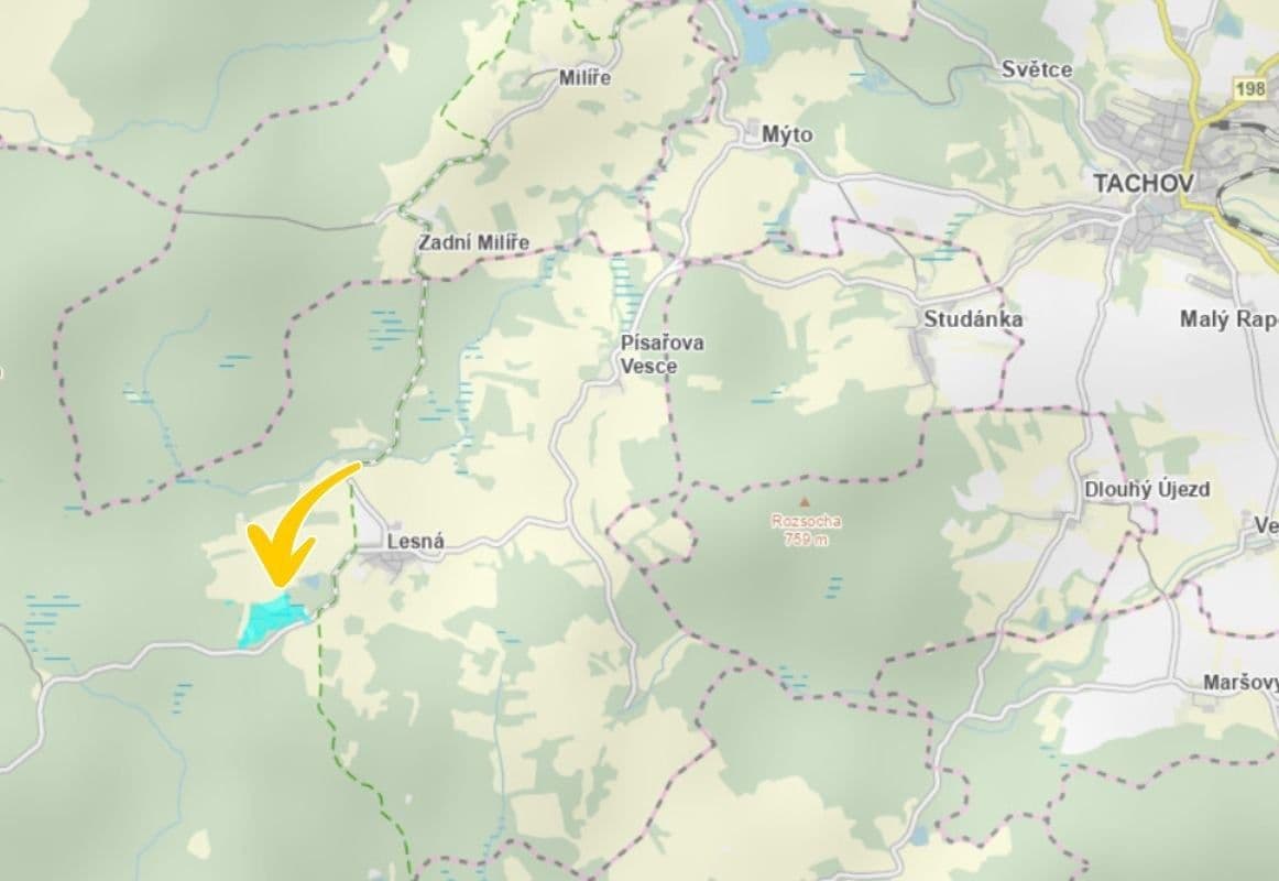 Predaj pozemku 140.755 m², Lesná, Plzeňský kraj Predaj pozemku 140.755 m², Lesná, Plzeňský kraj