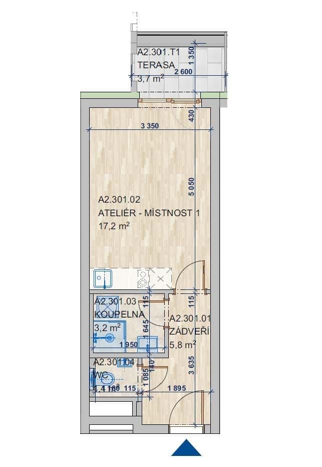 Prenájom bytu 1-izbový 29 m², Komárovská, Brno, Jihomoravský kraj Prenájom bytu 1-izbový 29 m², Komárovská, Brno, Jihomoravský kraj