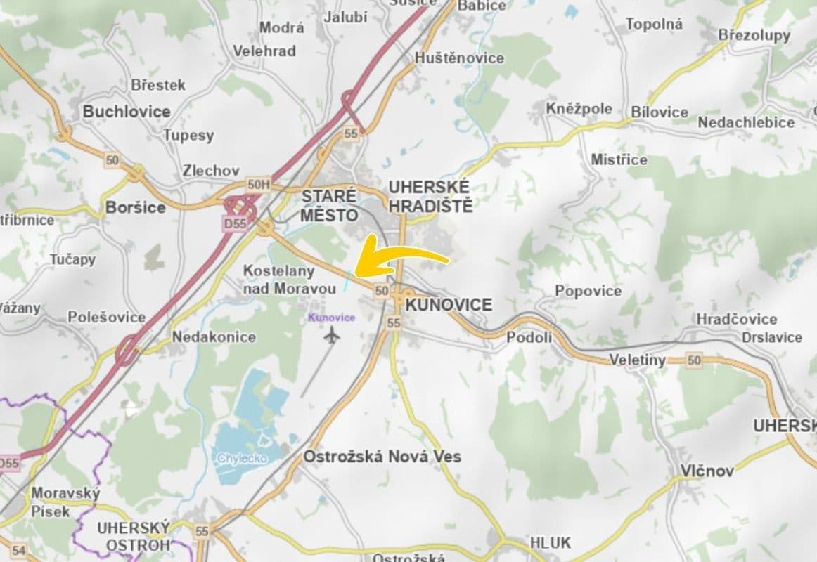 Predaj pozemku 3.586 m², Kunovice, Zlínský kraj Predaj pozemku 3.586 m², Kunovice, Zlínský kraj