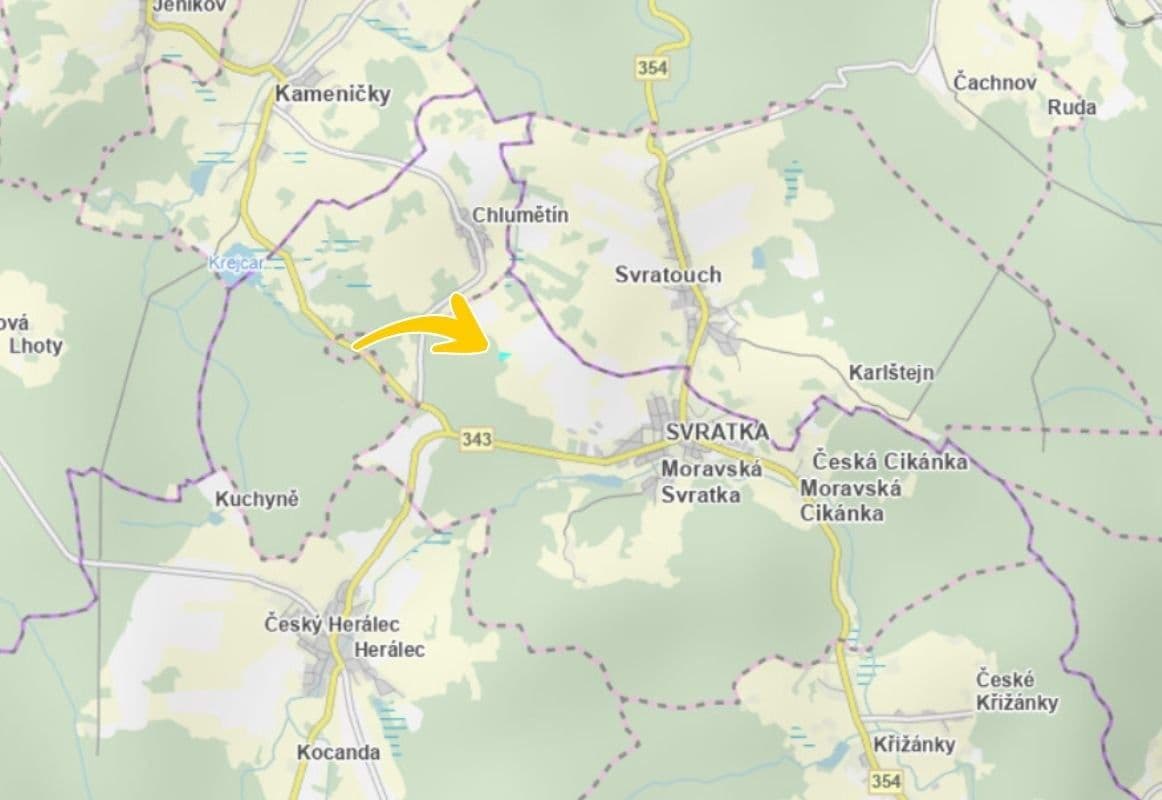 Predaj pozemku 4.330 m², Svratka, Kraj Vysočina Predaj pozemku 4.330 m², Svratka, Kraj Vysočina