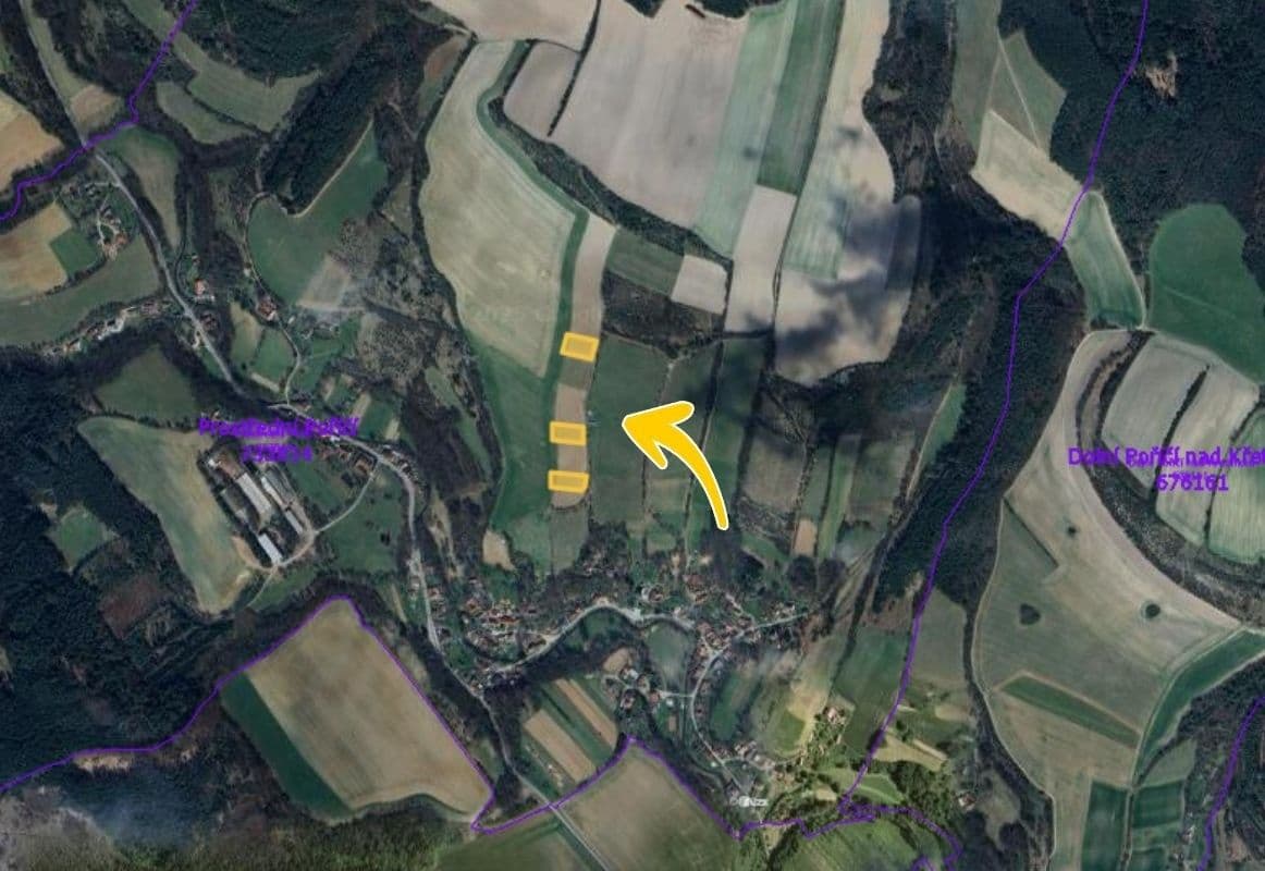 Predaj pozemku 5.942 m², Prostřední Poříčí, Jihomoravský kraj Predaj pozemku 5.942 m², Prostřední Poříčí, Jihomoravský kraj