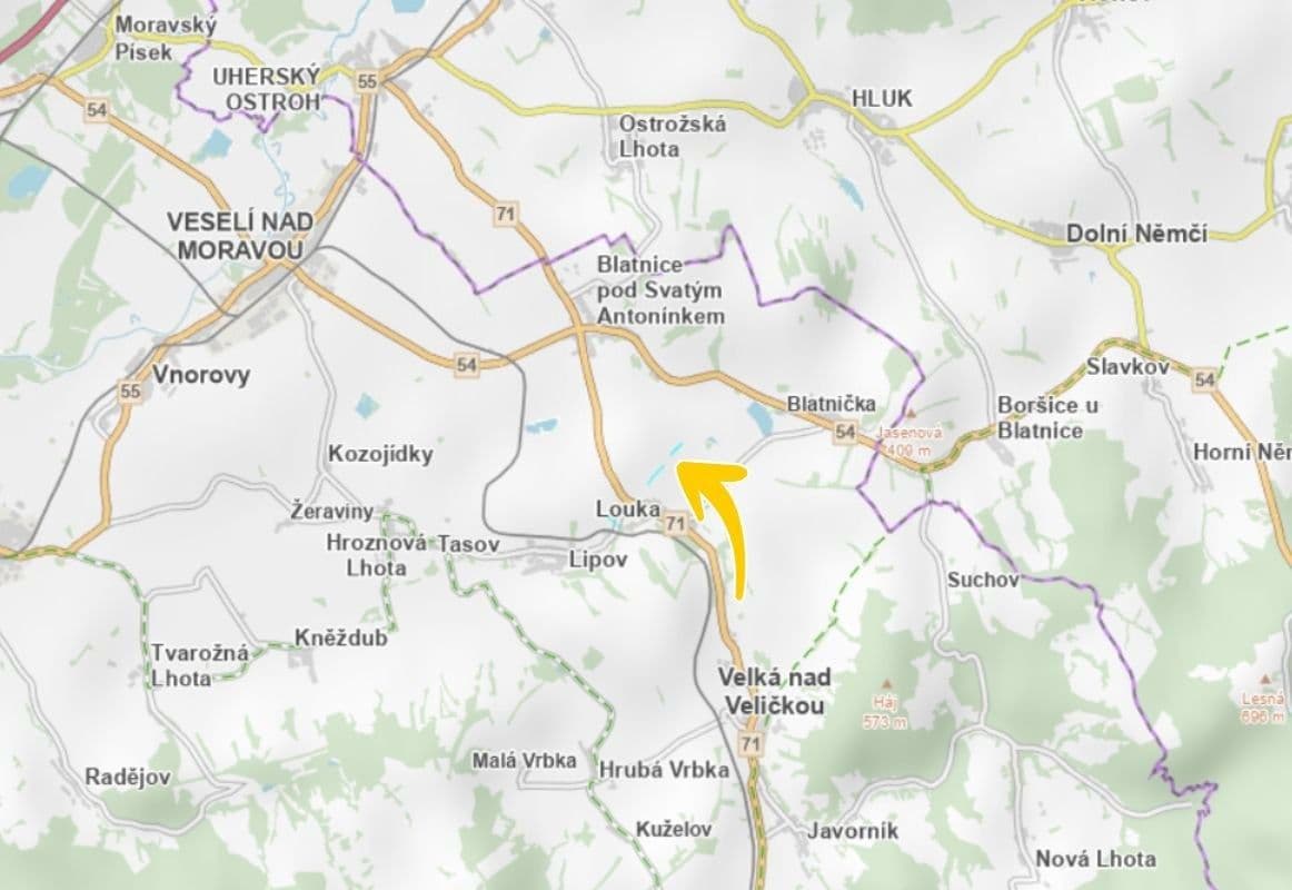 Predaj pozemku 8.228 m², Louka, Jihomoravský kraj Predaj pozemku 8.228 m², Louka, Jihomoravský kraj