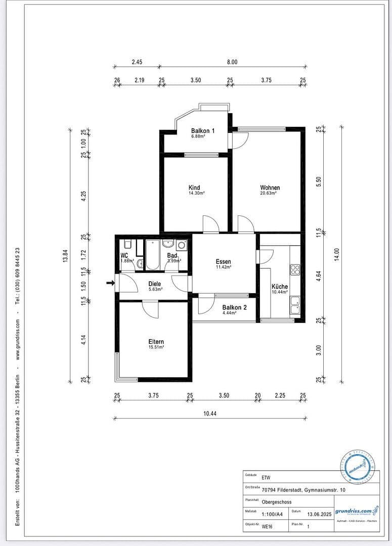 Predaj bytu 4-izbový 90 m², Gymnasiumstraße 10, Filderstadt, Bádensko-Wurttembersko Predaj bytu 4-izbový 90 m², Gymnasiumstraße 10, Filderstadt, Bádensko-Wurttembersko