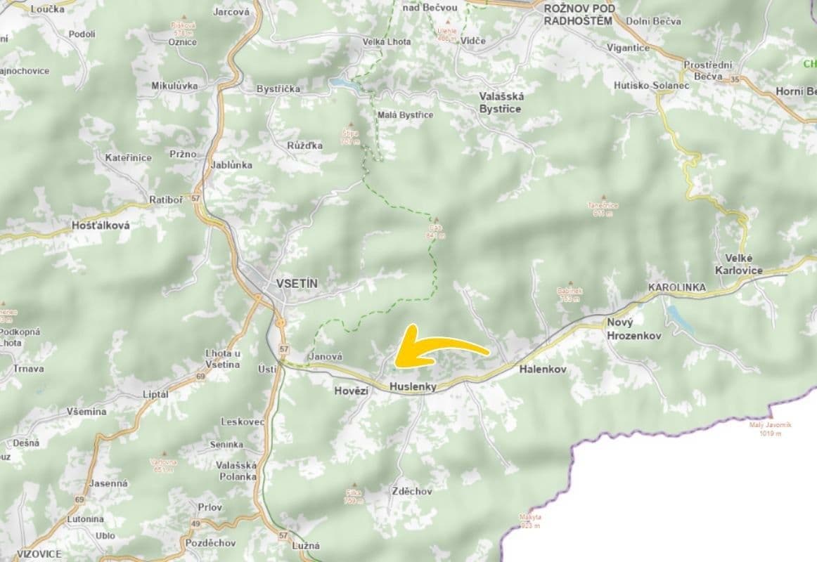 Predaj pozemku 4.815 m², Hovězí, Zlínský kraj Predaj pozemku 4.815 m², Hovězí, Zlínský kraj