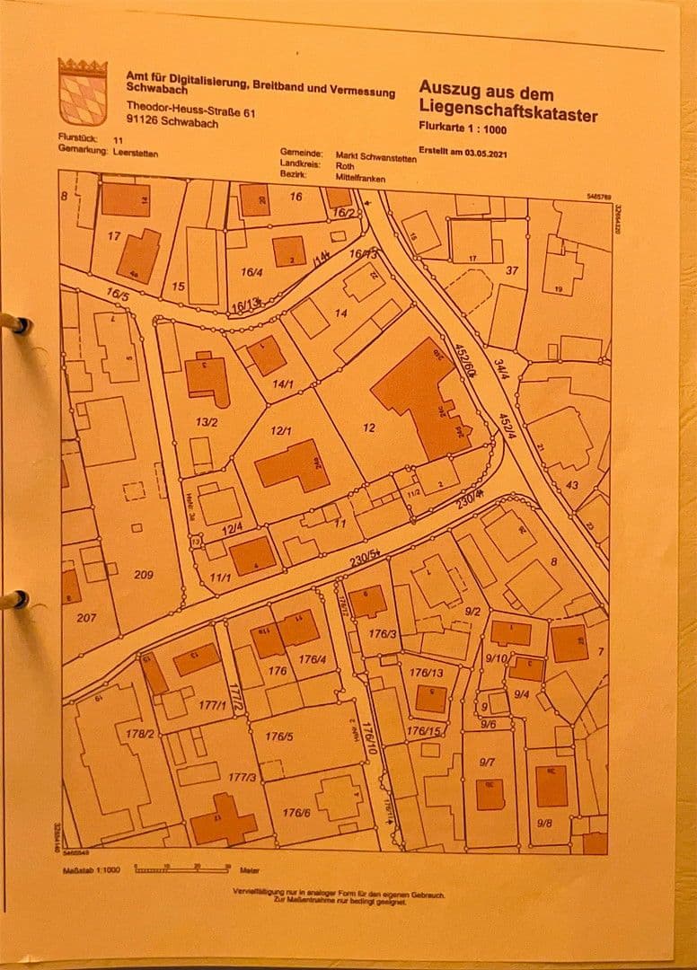 Predaj pozemku 726 m², Schwabacher Straße 2a Leerstetten, Schwanstetten, Bavorsko Predaj pozemku 726 m², Schwabacher Straße 2a Leerstetten, Schwanstetten, Bavorsko