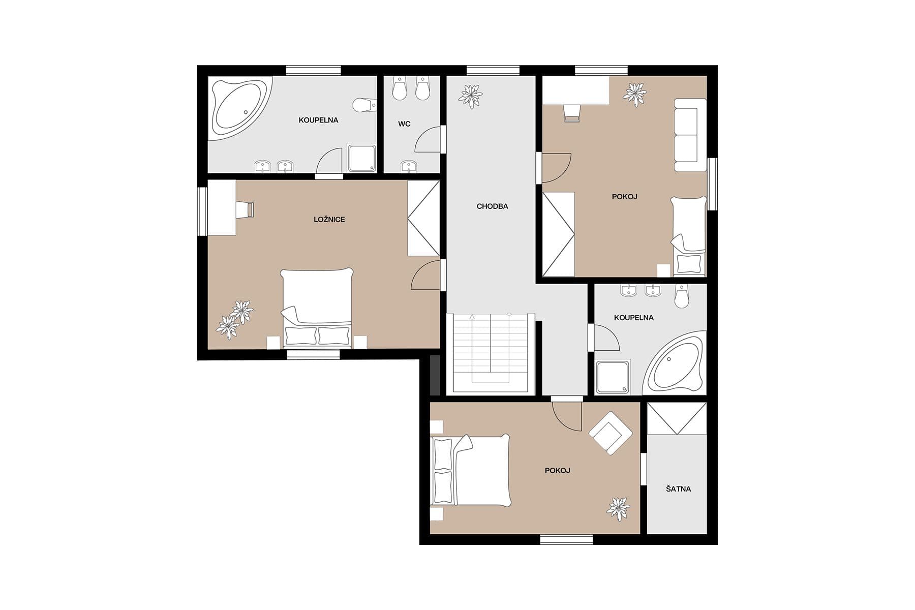 Predaj domu 274 m², pozemek 1.202 m², Karafiátová, Jesenice, Středočeský kraj Predaj domu 274 m², pozemek 1.202 m², Karafiátová, Jesenice, Středočeský kraj