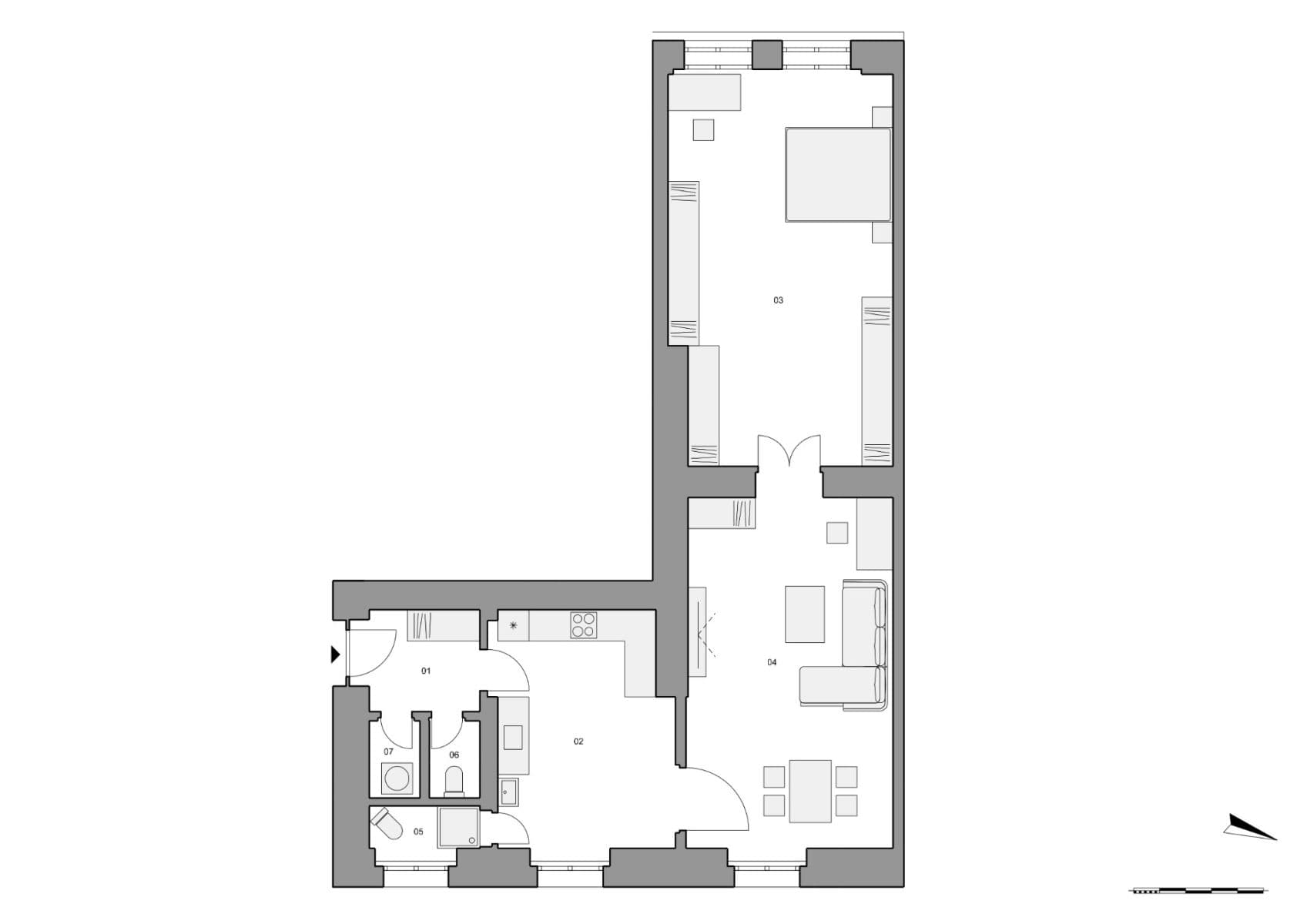 Predaj bytu 2-izbový 91 m², Karlovo náměstí, Praha, Praha Predaj bytu 2-izbový 91 m², Karlovo náměstí, Praha, Praha