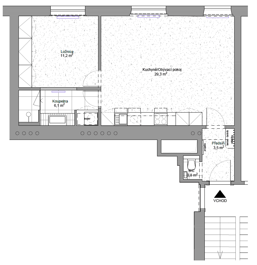 Prenájom bytu 2-izbový 51 m², Nuselská, Praha, Praha Prenájom bytu 2-izbový 51 m², Nuselská, Praha, Praha