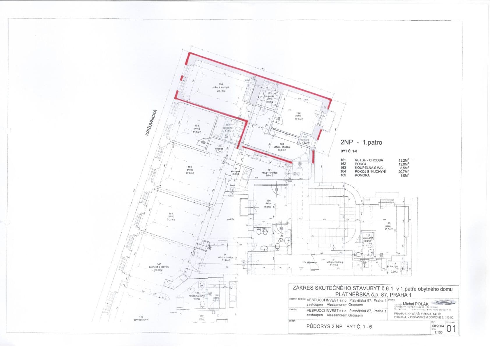 Predaj bytu 2-izbový 51 m², Platnéřská, Praha, Praha Predaj bytu 2-izbový 51 m², Platnéřská, Praha, Praha