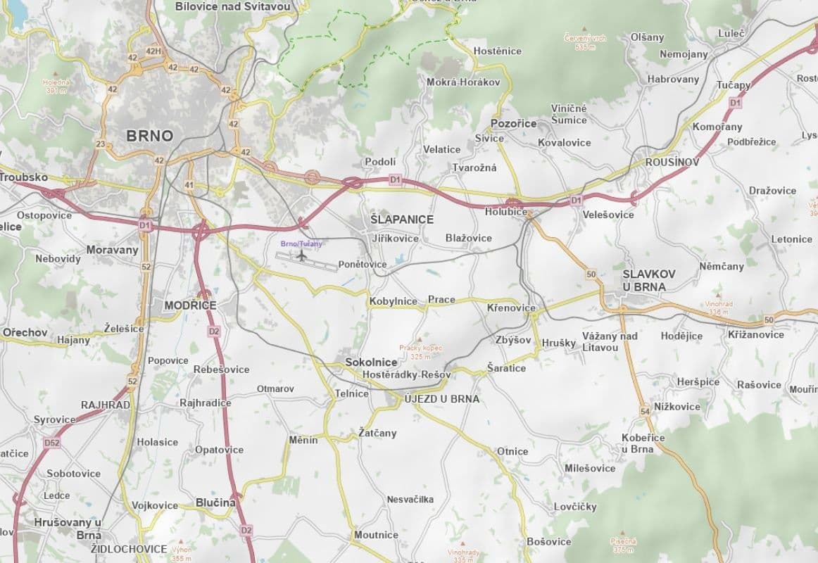 Predaj pozemku 2.002 m², Šlapanice, Jihomoravský kraj Predaj pozemku 2.002 m², Šlapanice, Jihomoravský kraj