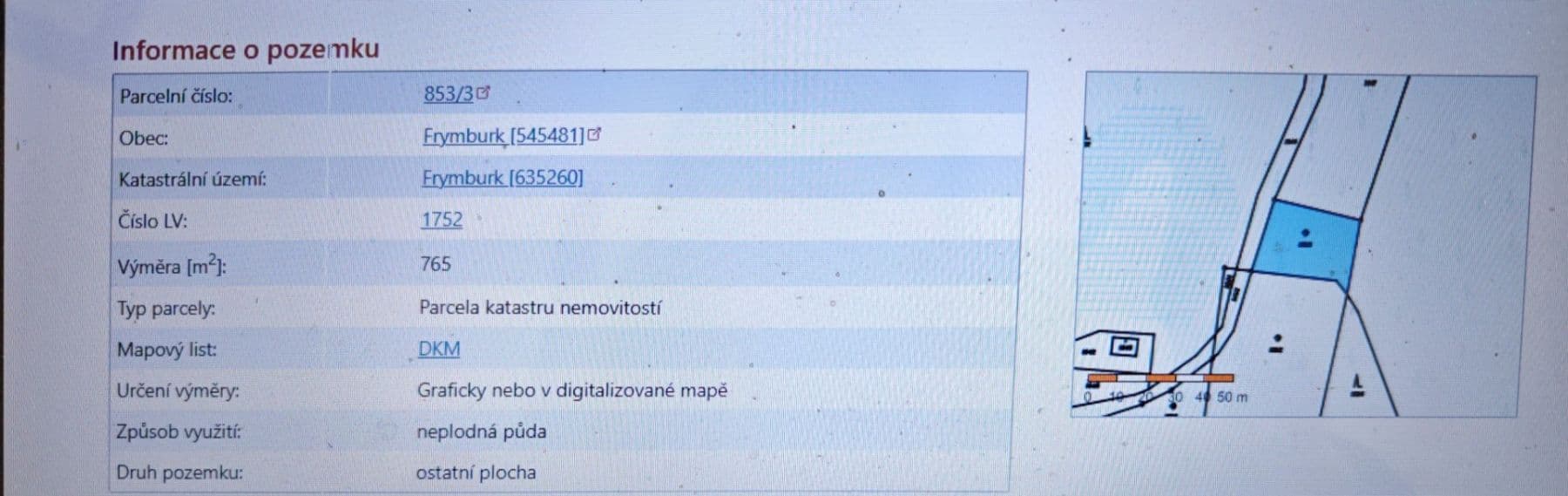 Predaj pozemku 765 m², Frymburk, Jihočeský kraj Predaj pozemku 765 m², Frymburk, Jihočeský kraj