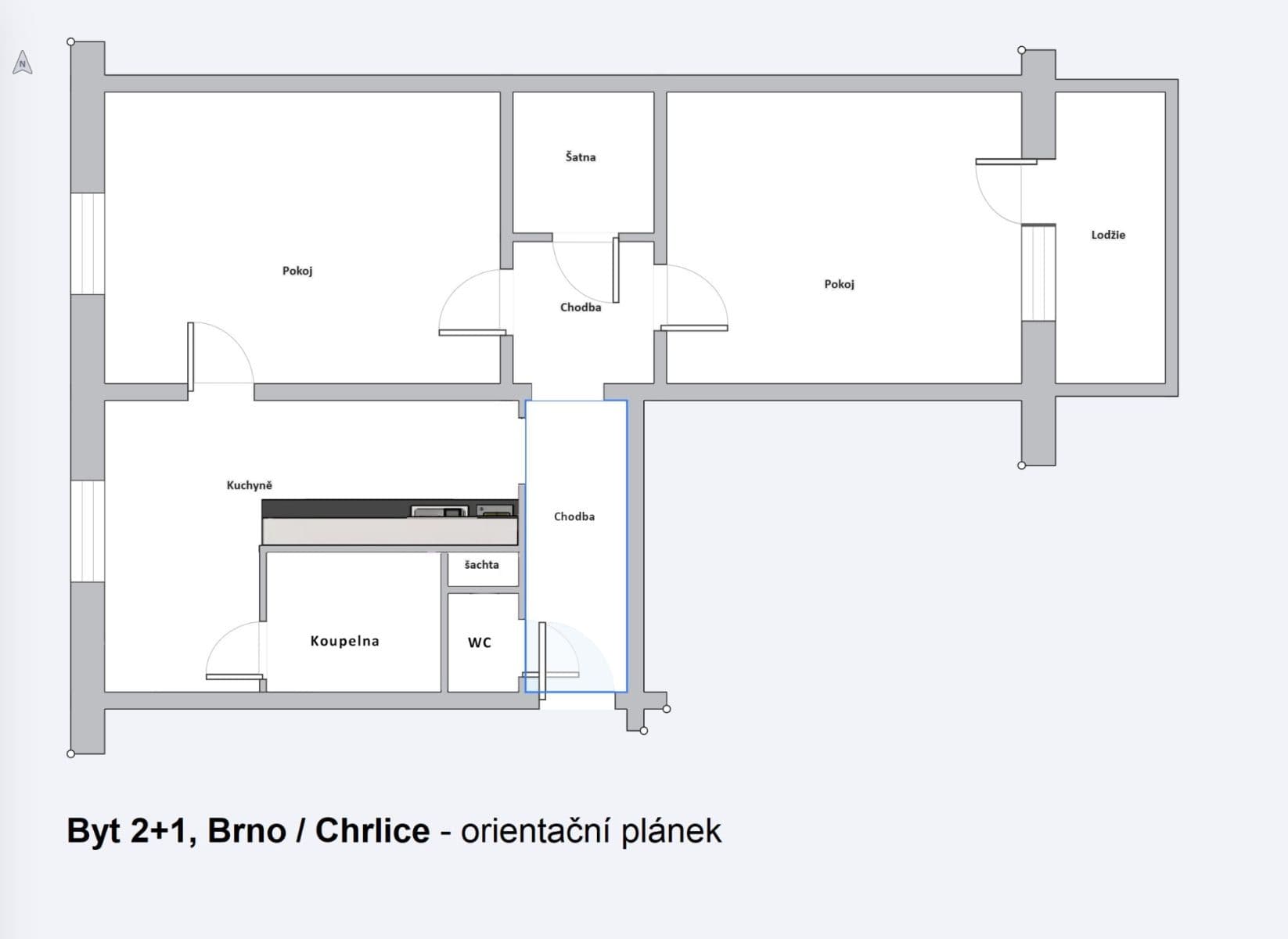 Predaj bytu 2-izbový 62 m², Pěkná, Brno, Jihomoravský kraj Predaj bytu 2-izbový 62 m², Pěkná, Brno, Jihomoravský kraj