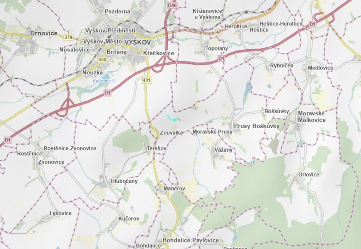 Predaj pozemku 18.694 m², Prusy-Boškůvky, Jihomoravský kraj Predaj pozemku 18.694 m², Prusy-Boškůvky, Jihomoravský kraj