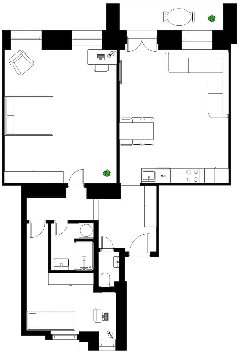 Predaj bytu 3-izbový 85 m², Hořejší nábřeží, Praha, Praha Predaj bytu 3-izbový 85 m², Hořejší nábřeží, Praha, Praha