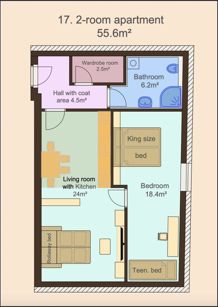 Prenájom bytu 56 m², Zbraslavská, Praha, Praha Prenájom bytu 56 m², Zbraslavská, Praha, Praha