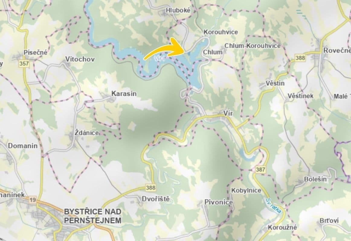 Predaj pozemku 5.200 m², Chlum-Korouhvice, Kraj Vysočina Predaj pozemku 5.200 m², Chlum-Korouhvice, Kraj Vysočina