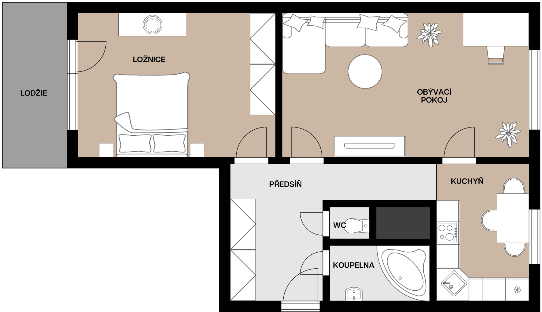 Predaj bytu 2-izbový 60 m², Krátká, Milovice, Středočeský kraj Predaj bytu 2-izbový 60 m², Krátká, Milovice, Středočeský kraj