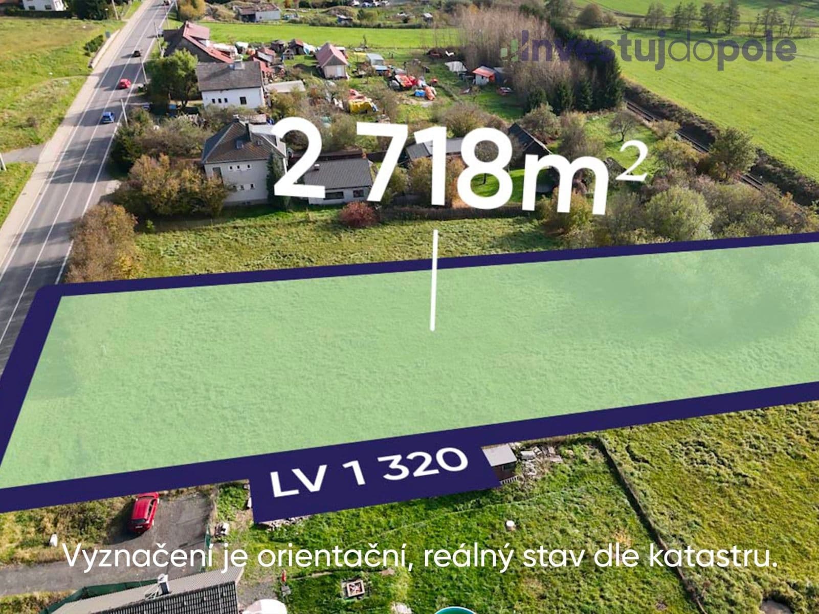 Predaj pozemku 2.718 m², Karlovice, Liberecký kraj Predaj pozemku 2.718 m², Karlovice, Liberecký kraj