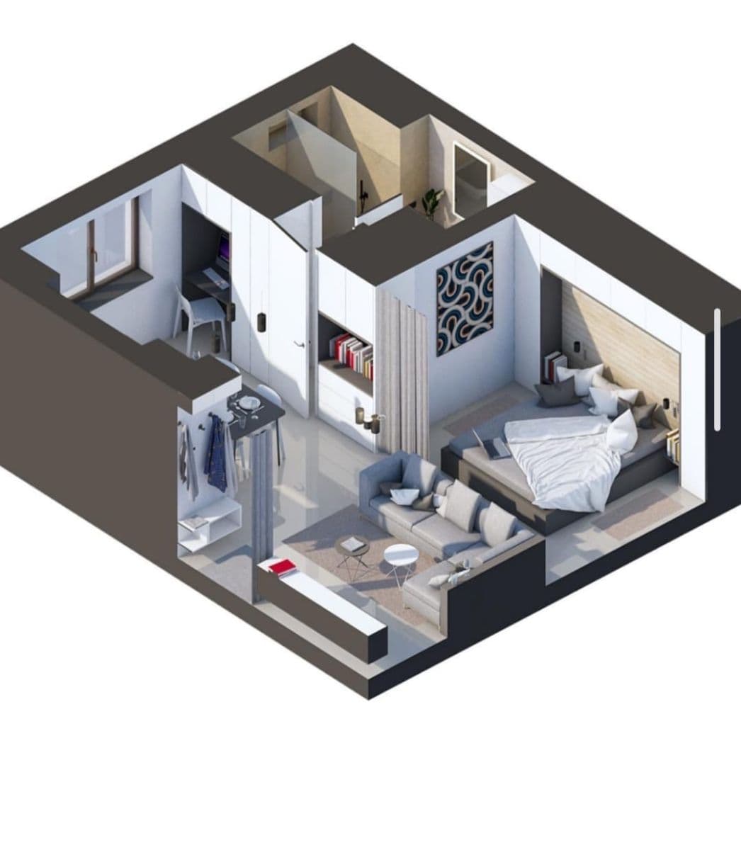 Prenájom bytu 1-izbový 40 m², Loučná, Brno, Jihomoravský kraj Prenájom bytu 1-izbový 40 m², Loučná, Brno, Jihomoravský kraj