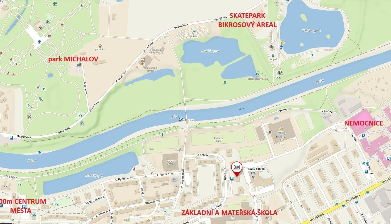 Predaj bytu 2-izbový 52 m², U Tenisu, Přerov, Olomoucký kraj Predaj bytu 2-izbový 52 m², U Tenisu, Přerov, Olomoucký kraj