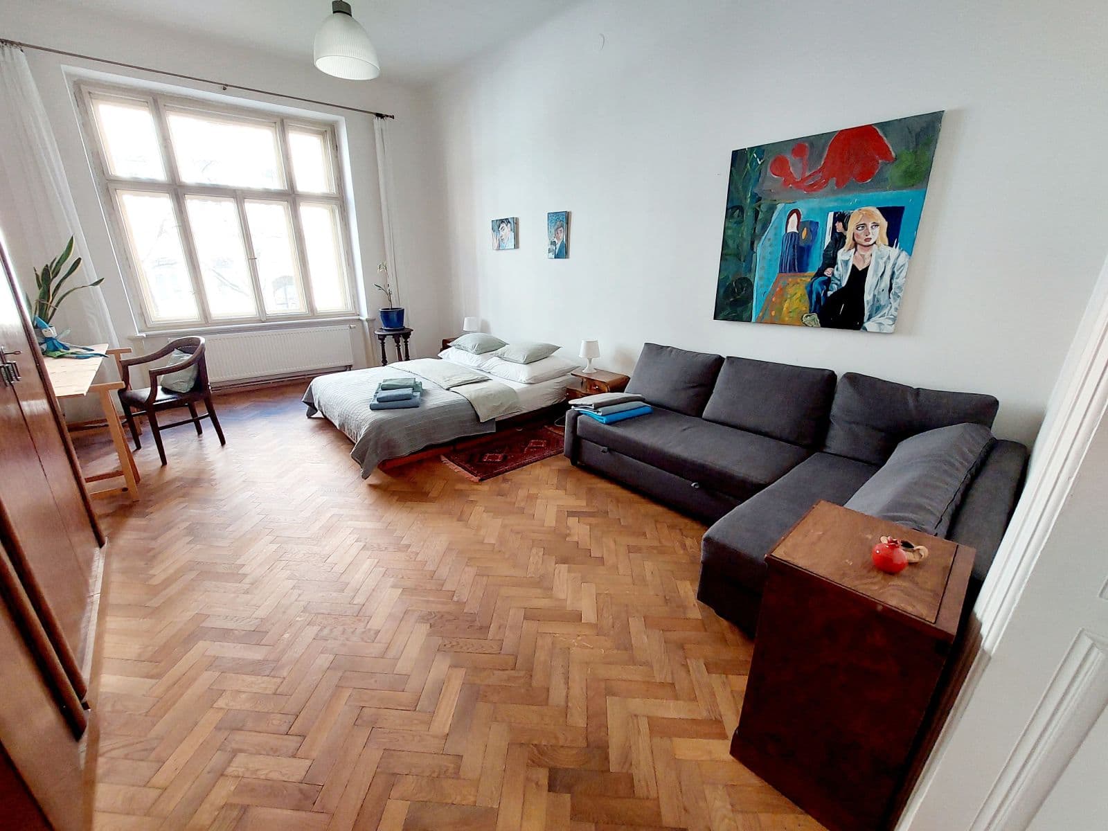 Prenájom bytu 84 m², Mánesova, Praha, Praha Prenájom bytu 84 m², Mánesova, Praha, Praha