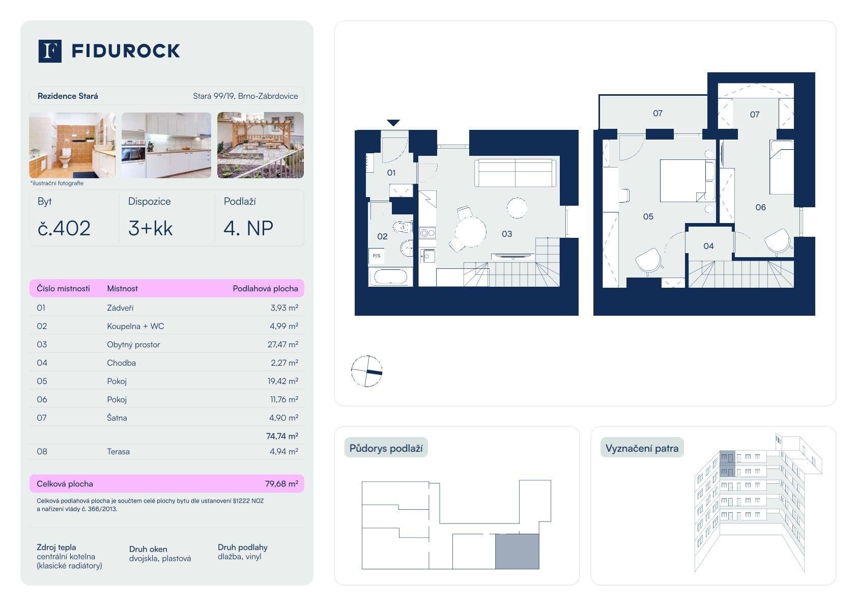 Predaj bytu 3-izbový 78 m², Stará, Brno, Jihomoravský kraj Predaj bytu 3-izbový 78 m², Stará, Brno, Jihomoravský kraj