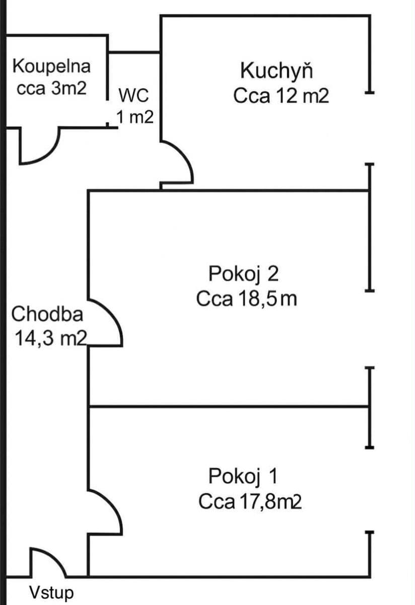 Predaj bytu 2-izbový 67 m², Kremličkova, Praha, Praha Predaj bytu 2-izbový 67 m², Kremličkova, Praha, Praha