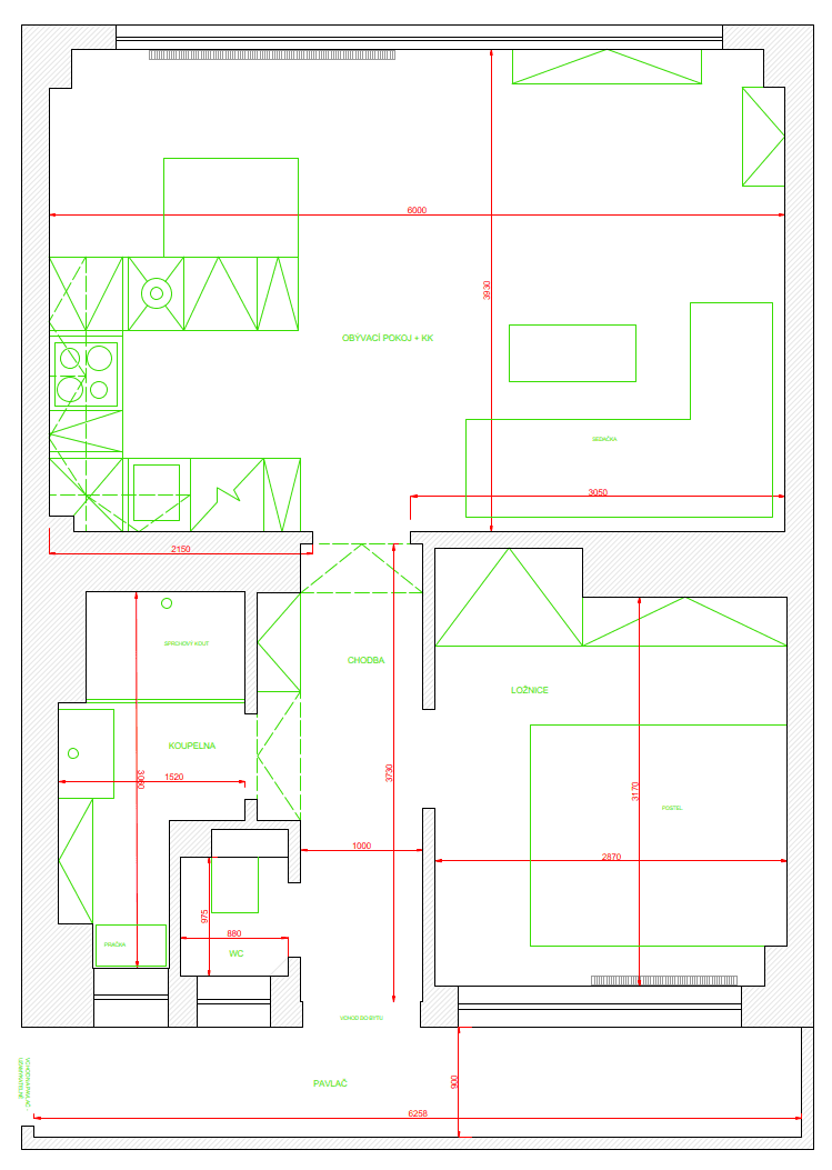 Prenájom bytu 2-izbový 45 m², Humpolecká, Praha, Praha Prenájom bytu 2-izbový 45 m², Humpolecká, Praha, Praha