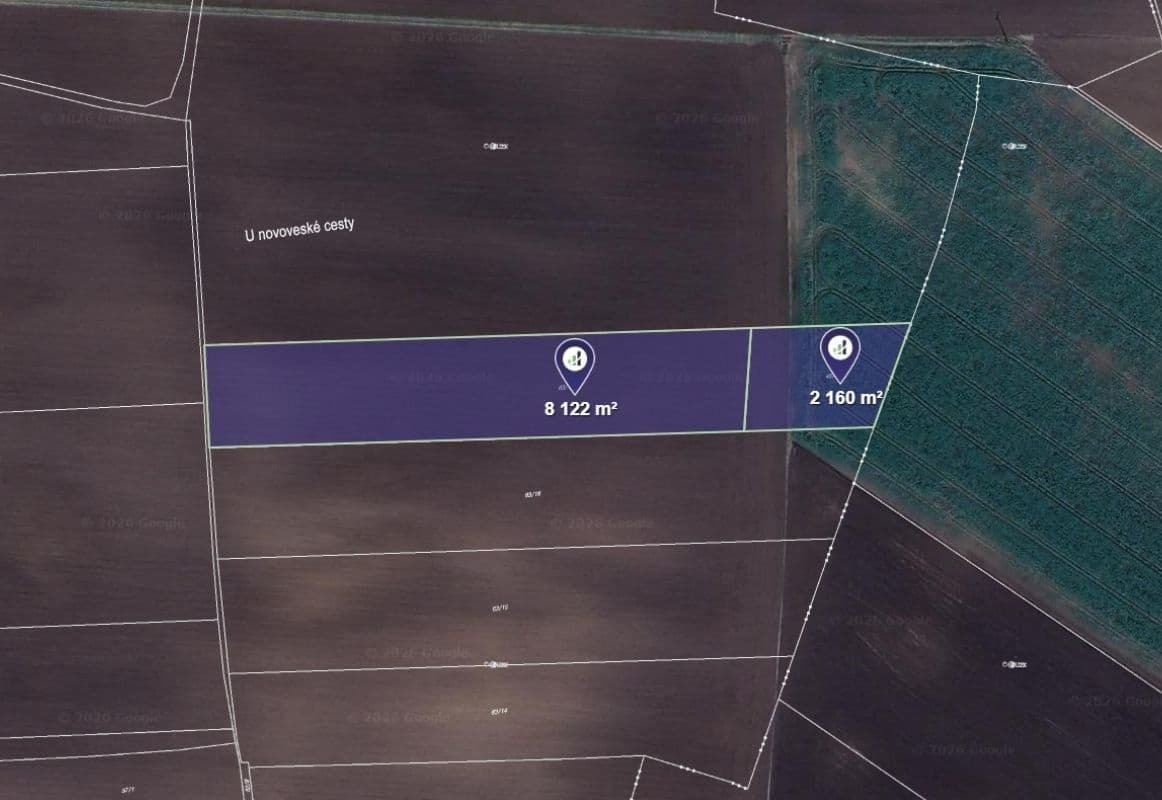 Predaj pozemku 10.282 m², Černíky, Středočeský kraj Predaj pozemku 10.282 m², Černíky, Středočeský kraj