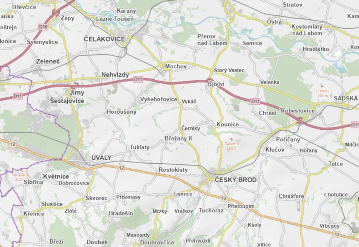 Predaj pozemku 10.282 m², Černíky, Středočeský kraj Predaj pozemku 10.282 m², Černíky, Středočeský kraj